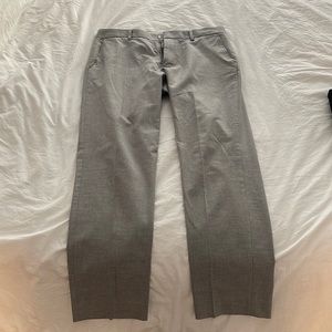 JCrew Bowery Pants 32W 30L Light Heather Grey